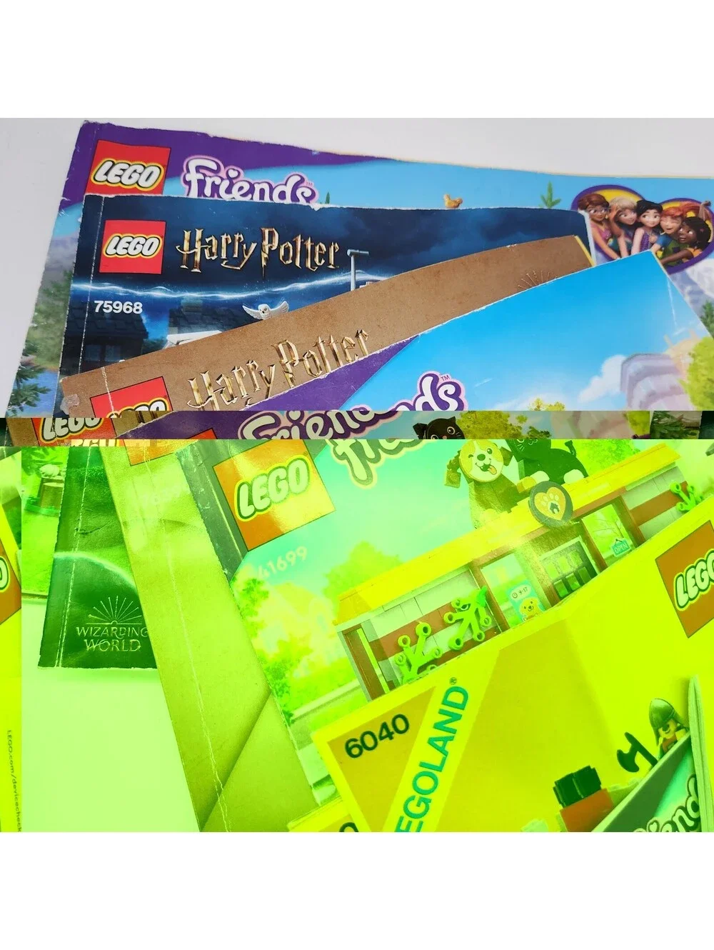 LEGO Instruction Manual Lot Friends Harry Potter Disney System Legoland Booklets